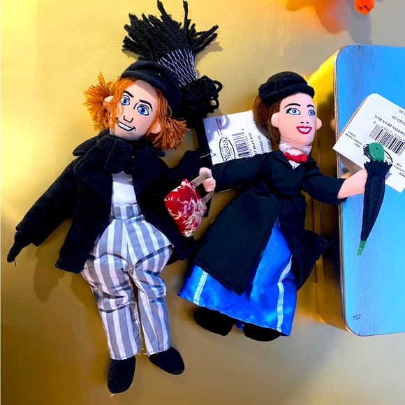 DISNEY STORE NWT 1990’s MARY POPPINS COLLECTIBLE BEAN BAG PLUSH COMPETE SET OF 4 - Picture 13 of 15